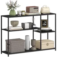 Homcom Konsolentisch 110 x 30 x 75 cm schwarz