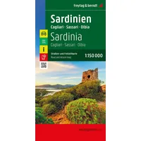 Freytag-Berndt und ARTARIA Sardinien, Straßen- und Freizeitkarte 1:150.000, freytag