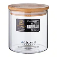 Wilmax england Formschöne Vorratsdose aus Borosilikatglas – 600 ml,
