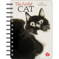 McMeel The Artful Cat 2026 Weekly Planner Calendar: