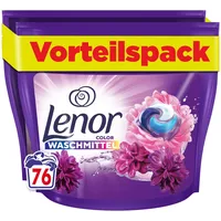 Lenor Waschkapseln Colorwaschmittel Caps 76 WL