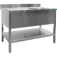Saro Spültisch1 Becken rechts 1000x700 mm