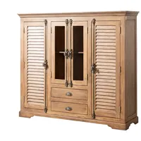 Massivmoebel24 Highboard Mango 160x45x142 beige geölt toulouse 15