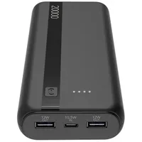 Cellular Line 20000 mAh Powerbank USB Typ-C (Schwarz)