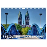Calvendo Freiburger Impressionen (Wandkalender 2026 DIN A4 quer), CALVENDO