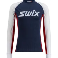 Swix Racex Classic Long Sleeve M dark navy/bright white