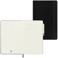 Moleskine Buchkalender Wochenkalender 2026 schwarz