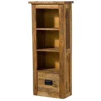 Massivmoebel24 Hängeschrank Mango 50x26x120 natur lackiert RAILWAY 180
