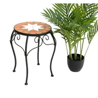 DanDiBo Ambiente DanDiBo Blumenhocker Mosaik Rund 37 cm Blumenständer