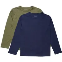 MINYMO Kinder Longsleeve Basic 34-T-shirt LS (2-pack)