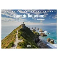 Calvendo Traumziel Neuseeland 2026 (Tischkalender 2026 DIN A5 quer),
