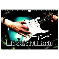 Calvendo Rockgitarren Power (Wandkalender 2026 DIN A4 quer), CALVENDO