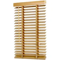 Sekey Jalousie Holzjalousie 50mm Holz jalousien Jalousette Echtholz Anpassbare