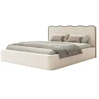 Selsey Polsterbett mit Lattenrost ¦ beige ¦ Maße (cm):