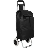 Tectake tectake® Einkaufstrolley, klappbar, mit Gummizug, 35 l