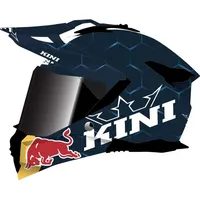Kini Red Bull ADV X 2.0 Enduro Helm, weiss-türkis-blau,