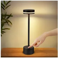 GBLY Tischlampe Kabellos Nachttischlampe LED - Akku Tischleuchte Touch