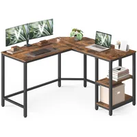 VASAGLE Schreibtisch, L-förmiger Computertisch, 120 x 130 x 76