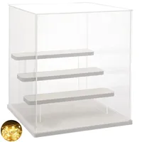 Joodyyoo Acrylvitrine für Sammlung, 4-stufig