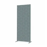 Showdown Displays Raumteiler 100x200cm Hexagon gr