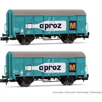 Arnolds & Sons Arnold HN6683 N 2er-Set gedeckter Güterwagen