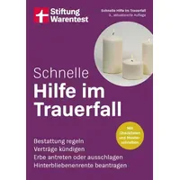 Stiftung Warentest Schnelle Hilfe im Trauerfall