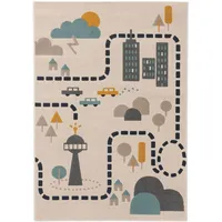 Lytte Kinderteppich, Beige, 160x230 cm, - Teppich Kinderzimmer