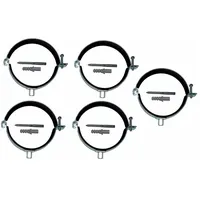 WOLF-Garten Wolf Rohrschelle Dn 125 inkl. Stockschrauben und Dübel,