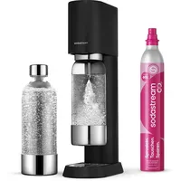 Sodastream ENSO Schwarz + PET-Flasche + Zylinder