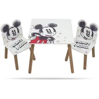 Disney Kindersitzgruppe Disney Mickey Maus Fichte hochglänzend beige