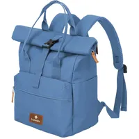 Travelite Rucksack Basic Short Handle Rollup Backpack Denim