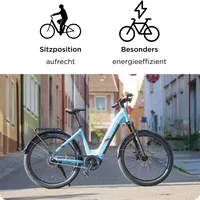 Zündapp E-Bike City X800 27,5 Zoll 7-Gang 550 Wh
