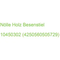 Nölle Profi Brush Stiel Holz braun