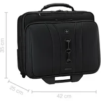 Wenger Legacy Black Series 15,6" (39,62cm) Notebook Trolley schwarz