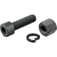 Halder Schraube, Mutter und Federring Set für Ø 50