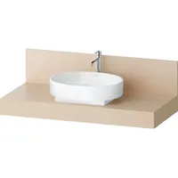 Duravit Balcoon Konsole rechteckig, 1 Ausschnitt, mittig,
