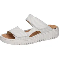 WALDLÄUFER H-WILLOW Pantolette Sommerschuh, Hausschuh, Klettschuh in Komfortweite H