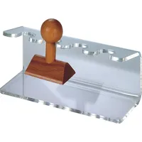 Maul Stempelträger Acryl glasklar Packung mit 12 Stück