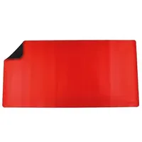 Deflecto magnetoplan Schreibtischunterlage doppelseitig schwarz/rot Kunstleder 120,0 x 60,0