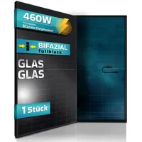 Sunniva SUNNIVA® Solarmodul 460 W FULL BLACK Bifazial Glas/Glas