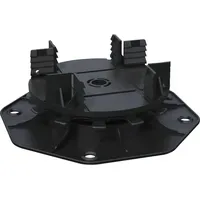 Karle & Rubner Terrassenlager Clip 2,5-4,0 cm schwarz