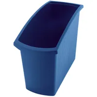 Proregal Rechteckiger Kunstoff Papierkorb | 18 Liter, HxBxT 34,5x19,4x45cm