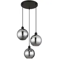 GLOBO Ulf 1-flg. 46 cm schwarz matt