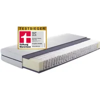 BRECKLE 7-Zonen Tonnentaschenfederkern-Matratze Flex Air ¦ weiß ¦ Maße