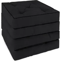 ASPERO 4 Stuhlkissen 40x40 cm Padua in Schwarz |