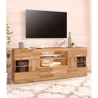 Home Affaire Lowboard »Ribe,140cm breit, Fronten Massivholz,6 Fächer,Kabeldurchführung«, Korpus