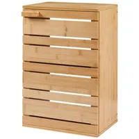 [en.casa] Hängeschrank Epind 50x33x20 cm Bambus Natur