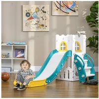 Aiyaplay Klettergerüst mit Rutsche 4 in 1 Gelb