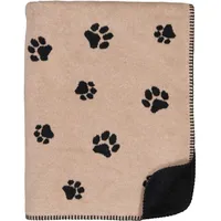 CAWÖ Wohndecken WE Love Dogs 62470 schwarz/beige - 93
