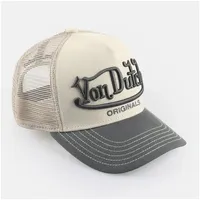 Von Dutch Trucker Cap Riverside Beige/Black One Size